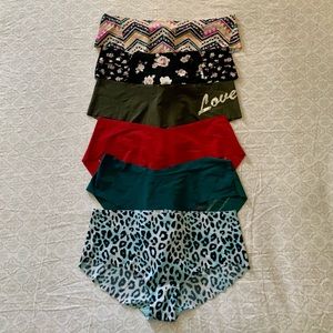 6 PINK & Victoria’s Secret No Show Undies